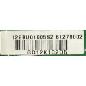 MAIN PARA SMART TV LG / NUMERO DE PARTE EBT6127600 / EAX63969204 / 61227600 / BCM35230 / BU0100582 / MODELO 47LW5500-UA.AUSYLJR